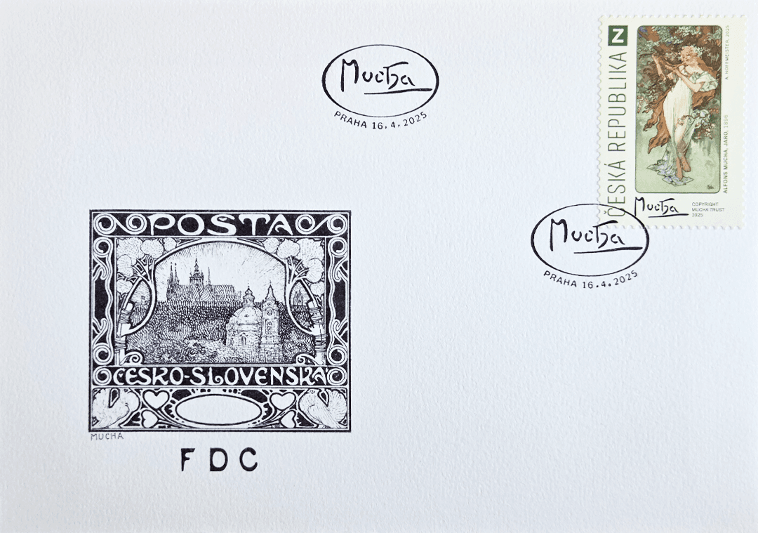 Alfons Mucha: Jaro (FDC)